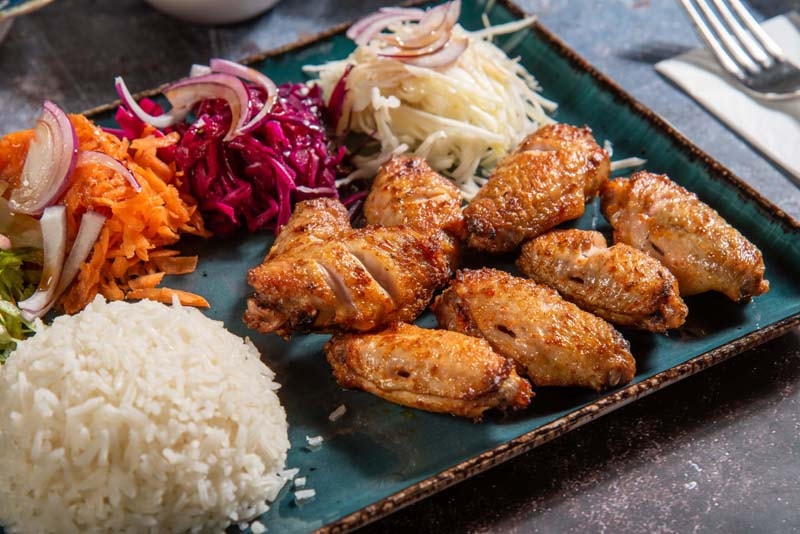 Chicken wings platter